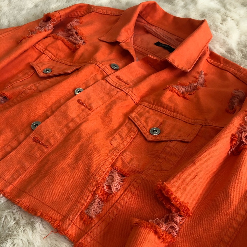 Sorella Girls Tour cropped denim jacket - Picture 2 of 7